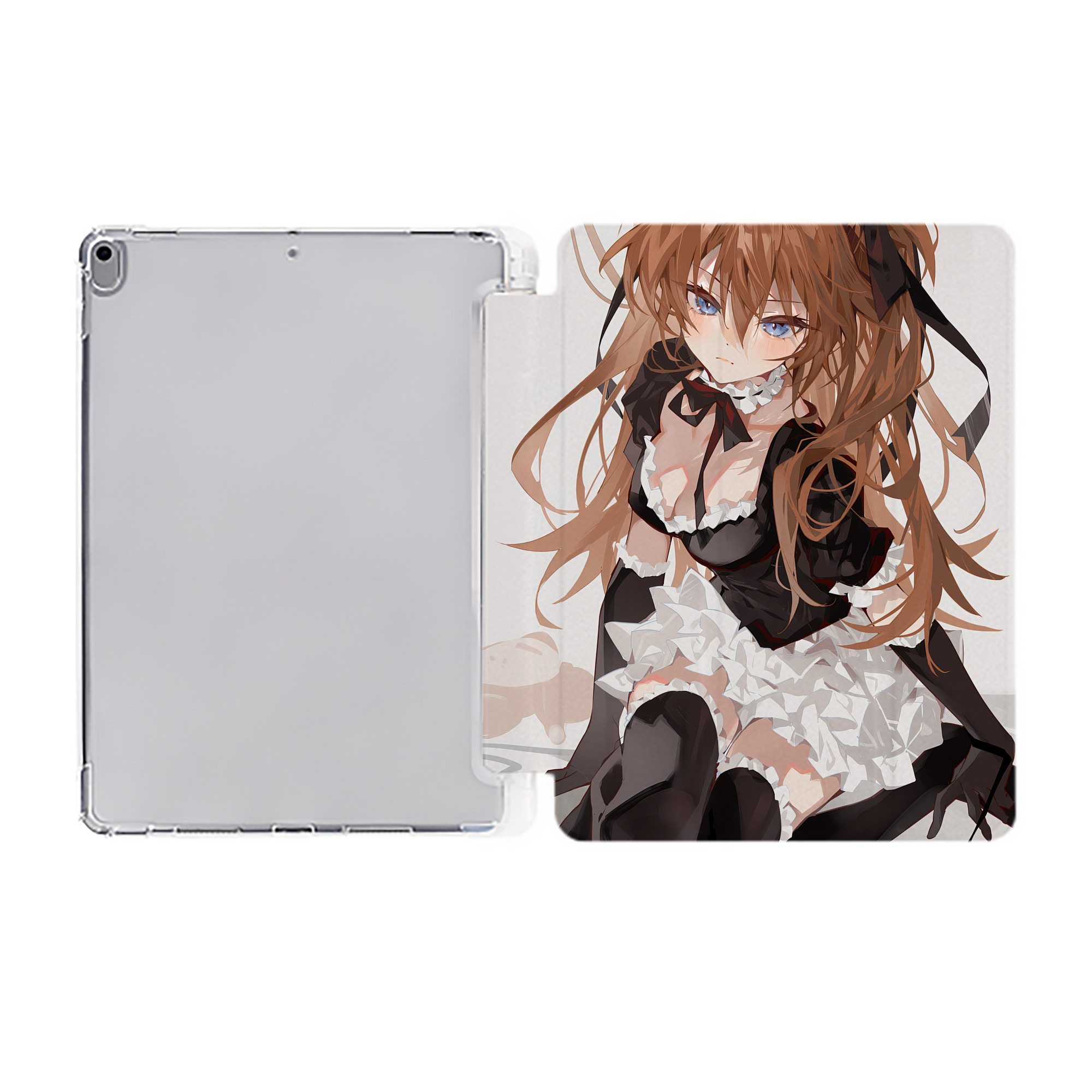 （画像用） EVA 新世紀エヴァンゲリオン IPad ケース ペン収納付き 三つ折りスタンド PUレザー×シリコン 対応機種9.5/10.5/10.9インチ